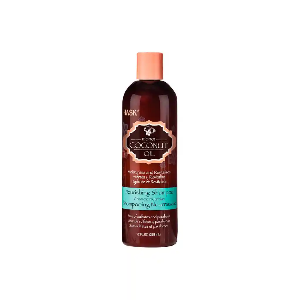Hask: Shampoo Nutritivo Monoi De Aceite De Coco