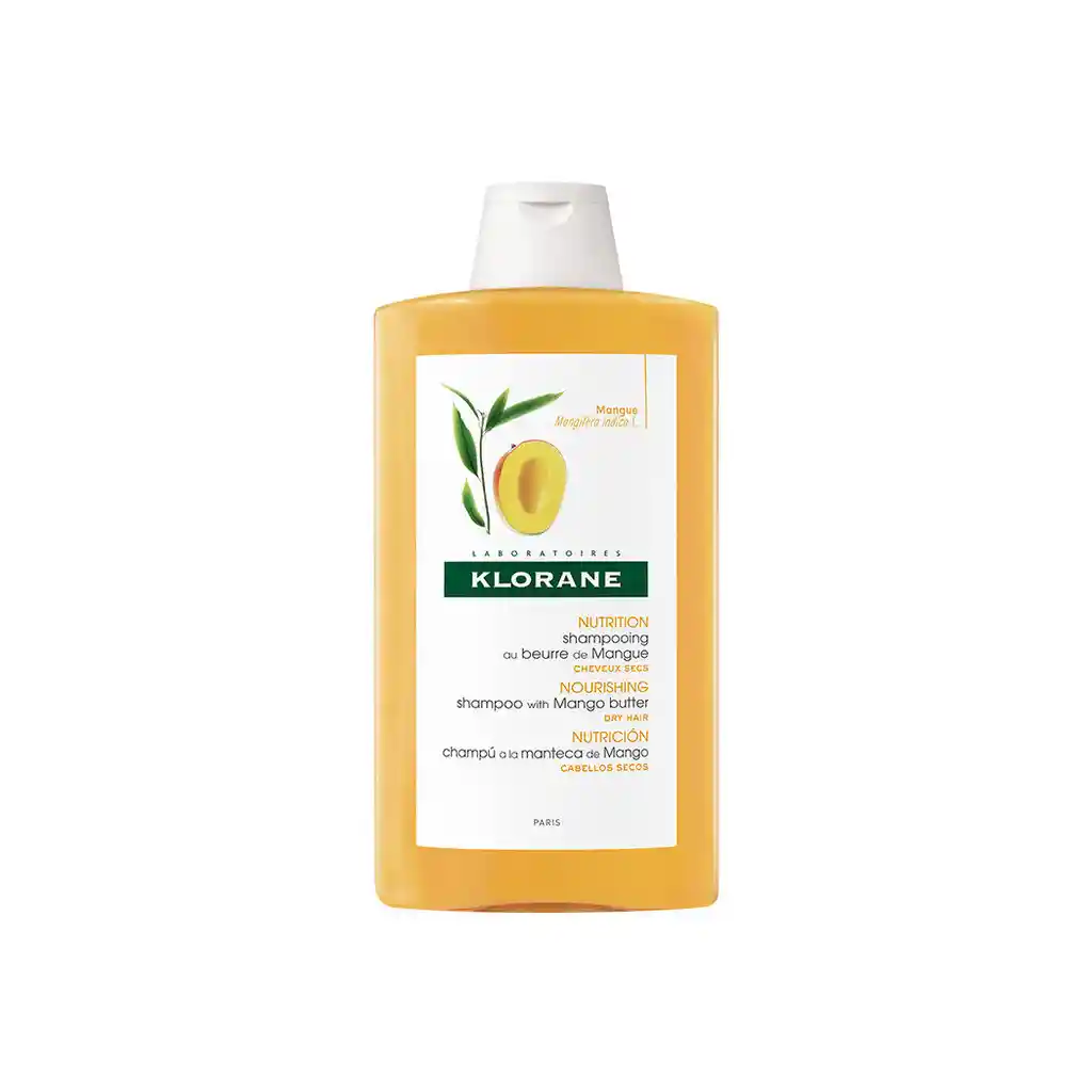 Klorane: Shampoo De Mango Para Cabellos Secos