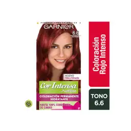 Garnier-Cor Intensa by Nutrisse Coloración 6.6 Rojo Intenso