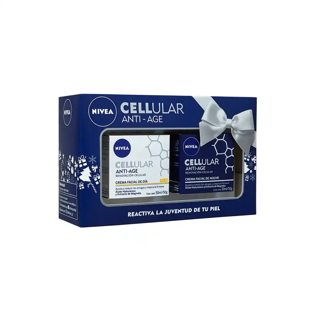 Nivea Packs Cremas Cellular Antiage Dia 50 Ml Y Crema Noche