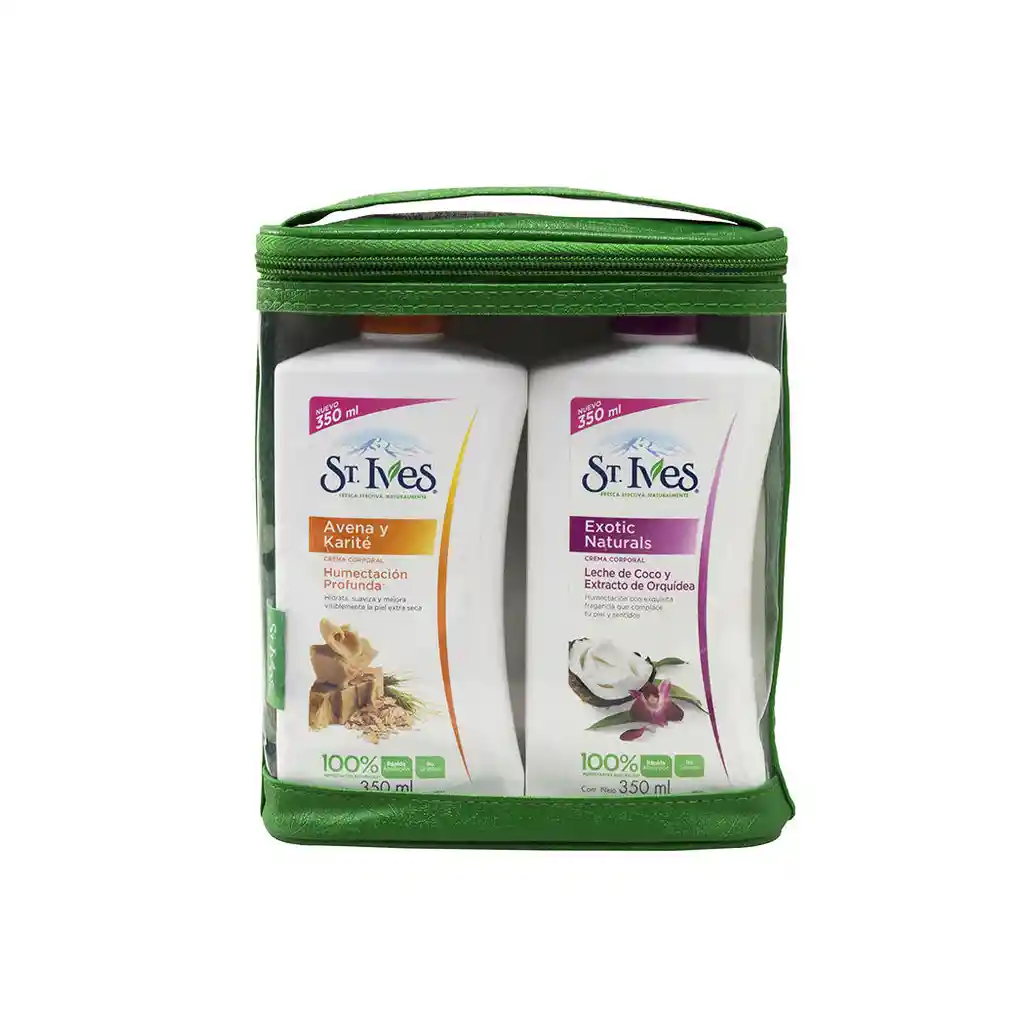 ST. Ives Estuche Cremas Corporales De Avena Y Karite Y De Exoti