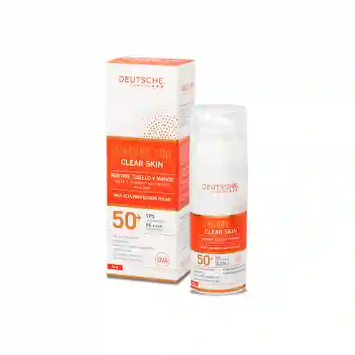 Suncare Protector Solar 100 Clear Skin Fps 50+