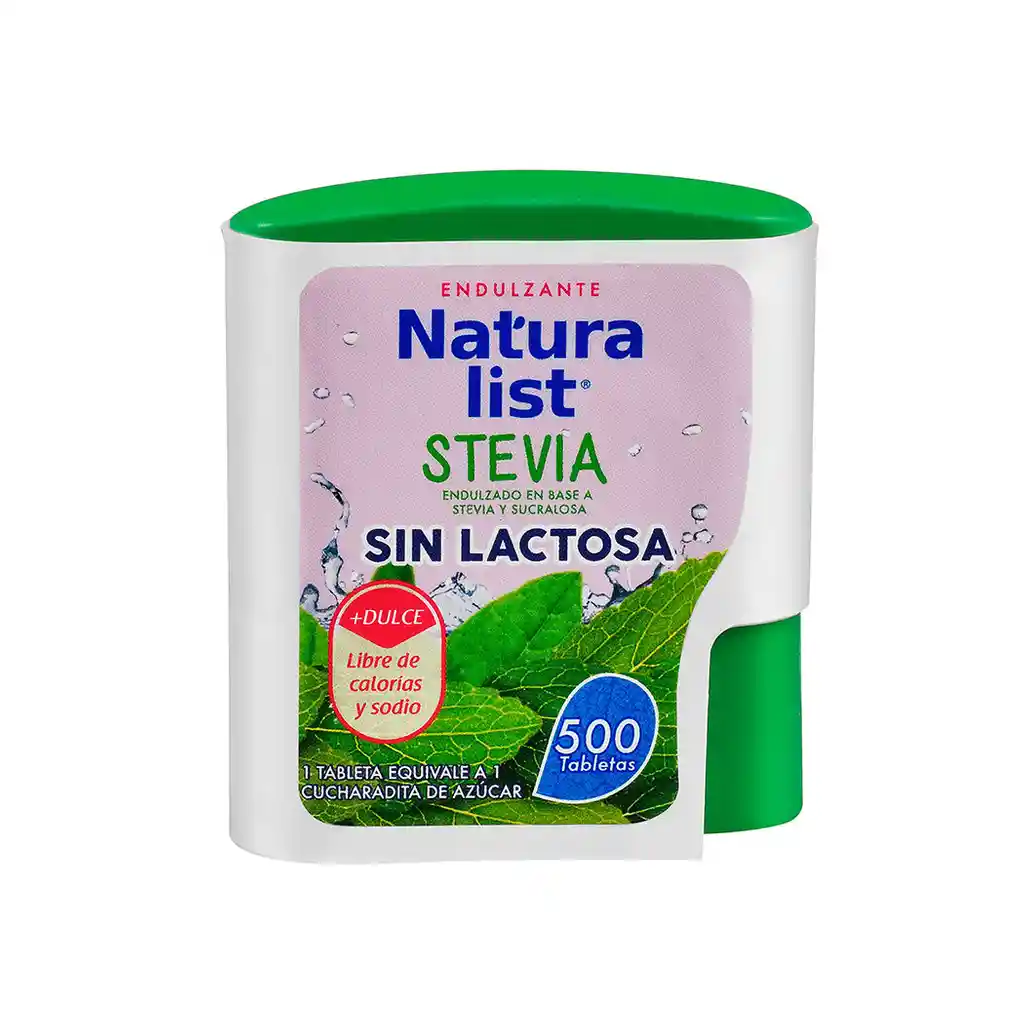 Naturalist Endulzante Stevia Sin Lactosa En Pastillas