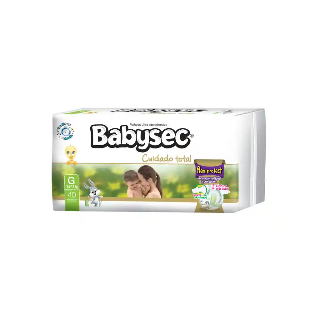 Babysec Panales Cuidado Total Flexiprotect Talla G De 40 Unidad