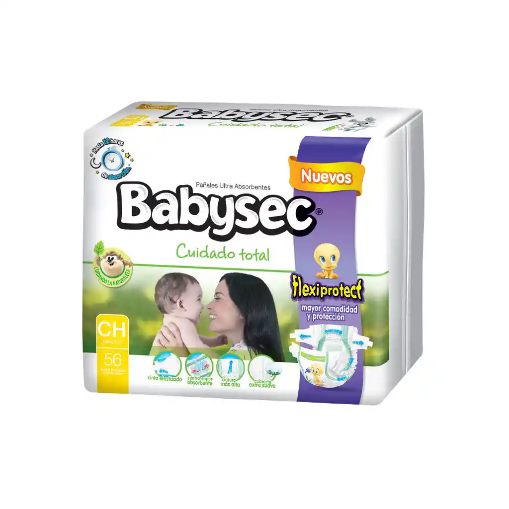 Babysec Panal Cuidado Total Flexiprotect