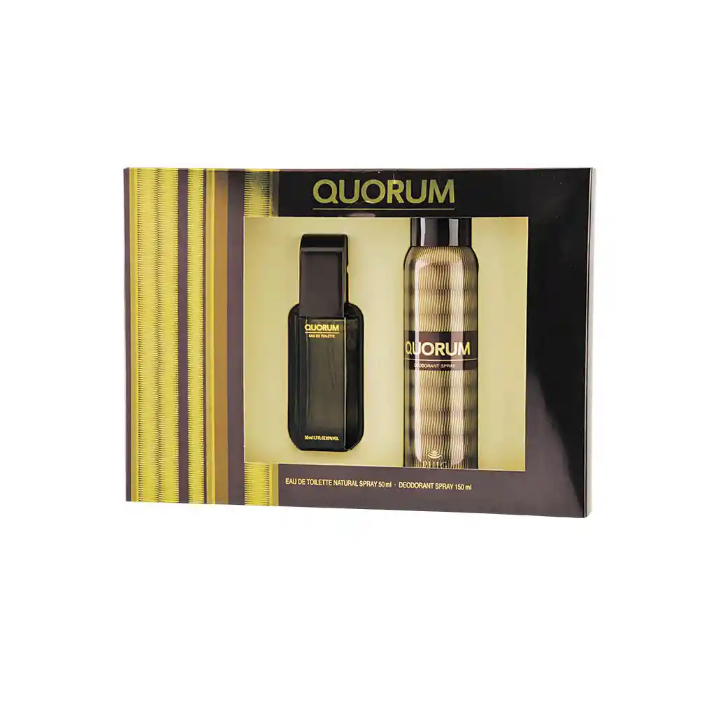 Quorum: Estuche Edt Y Desodorante Spray