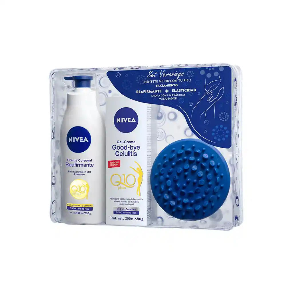 Nivea Estuche Crema Q10 Plus Reafirmante Crema Good Bye Celuli