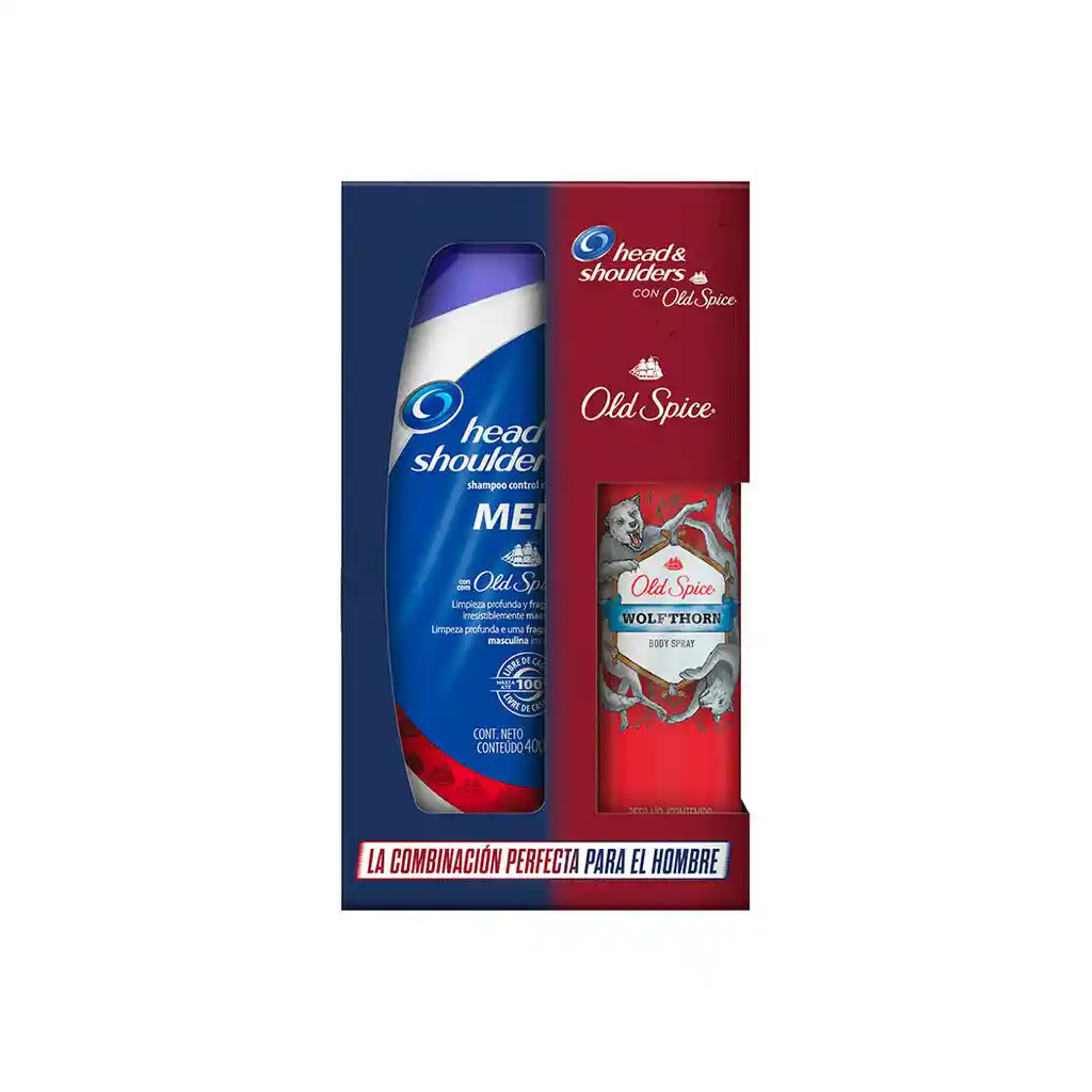 Old Spice Estuche Shampoo Y Desodorante Spray