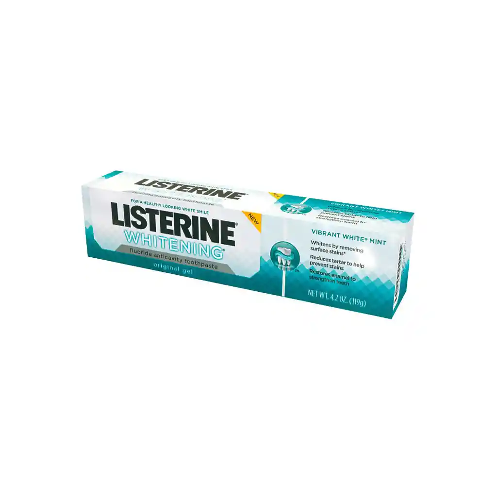 Listerine : Pasta Gel Whitening