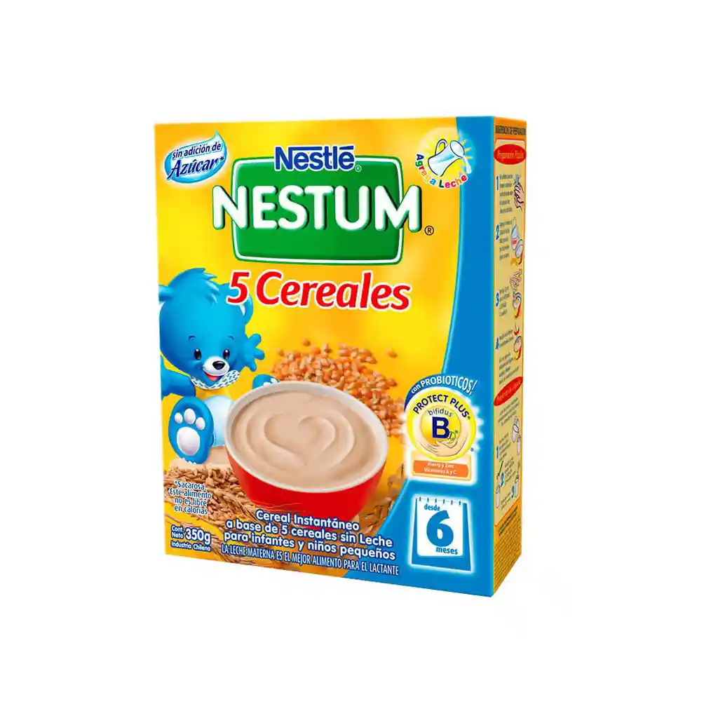 Nestum Cereal Probioticos 5 Cereales