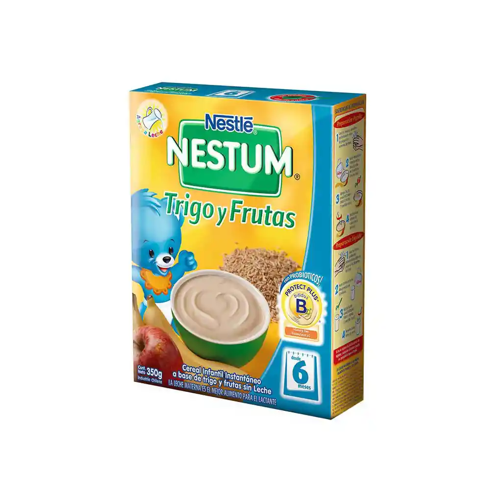 Nestum Cereal Probioticos Trigo Frutas