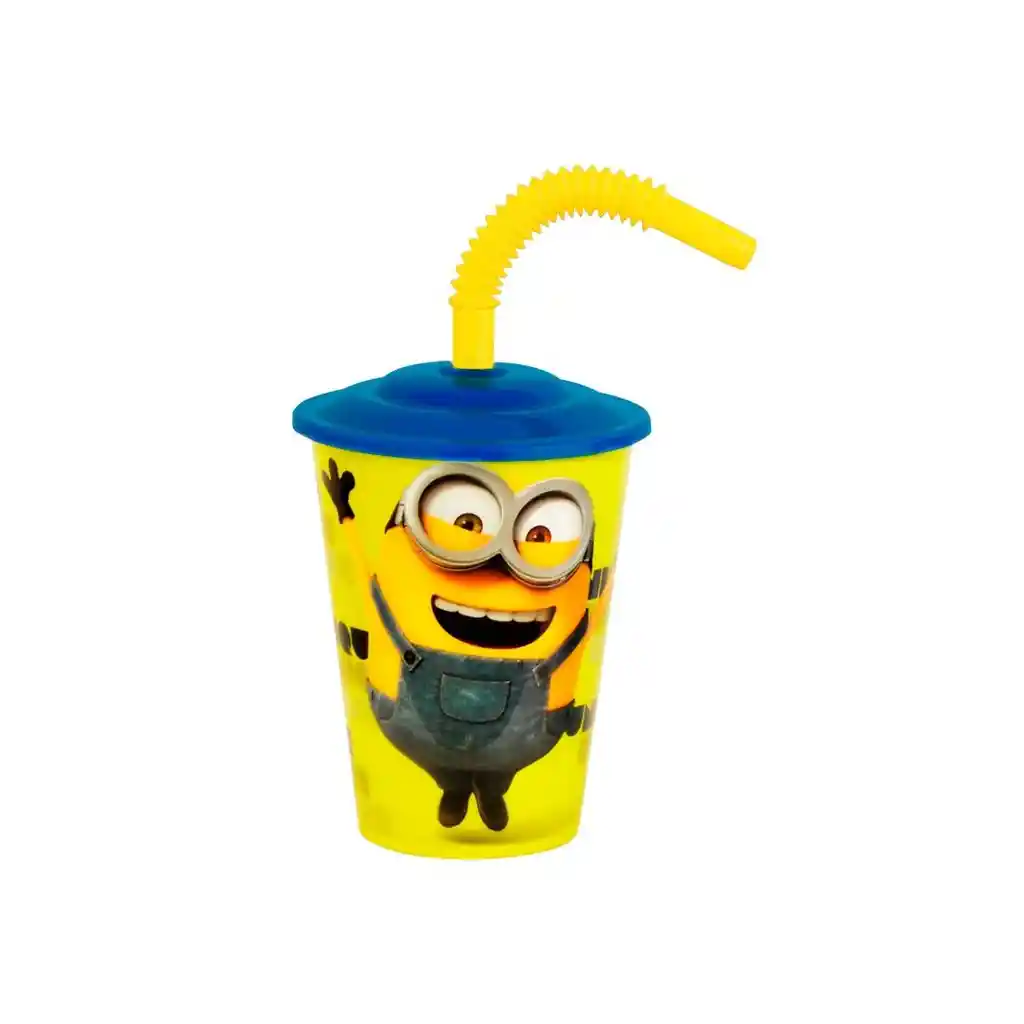 Titanio Vaso Con Bombilla Minions