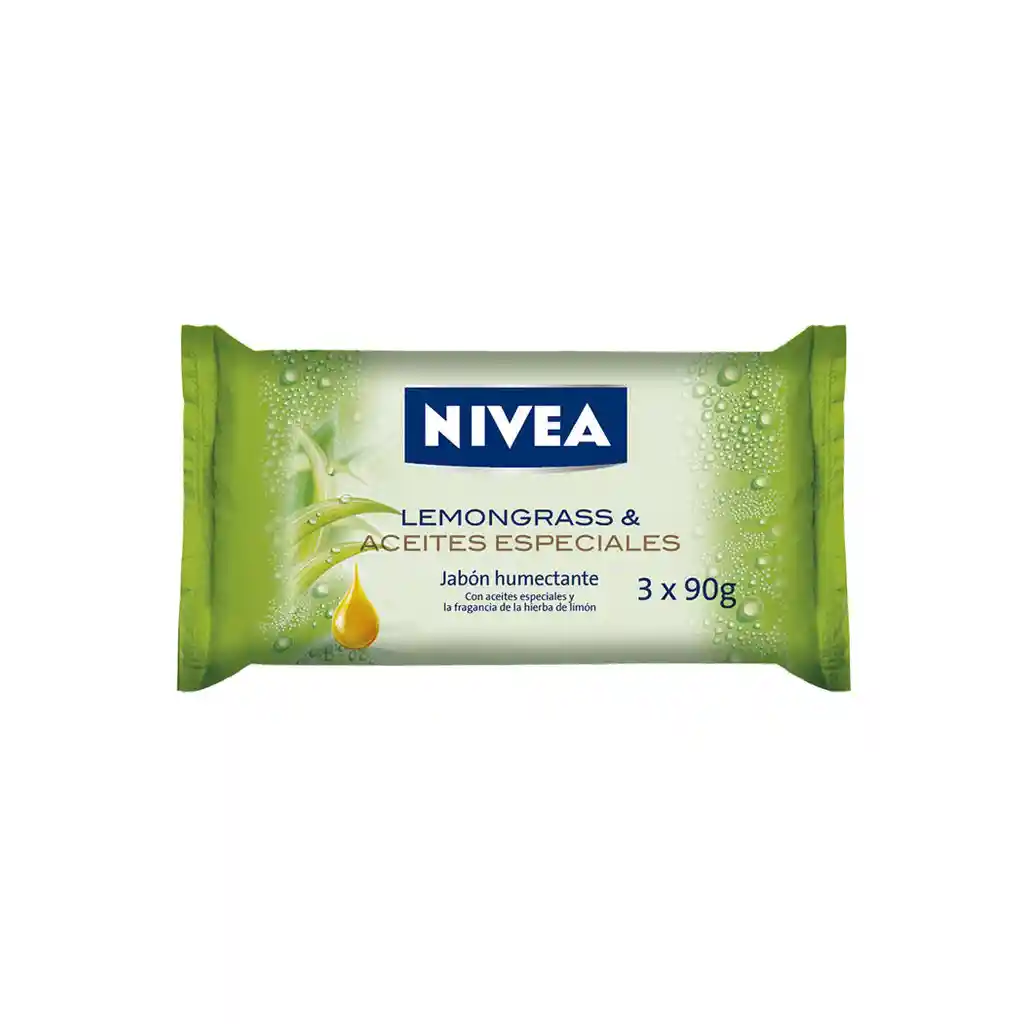 Nivea Jabon Barra Lemongrass Y Aceites Especiales