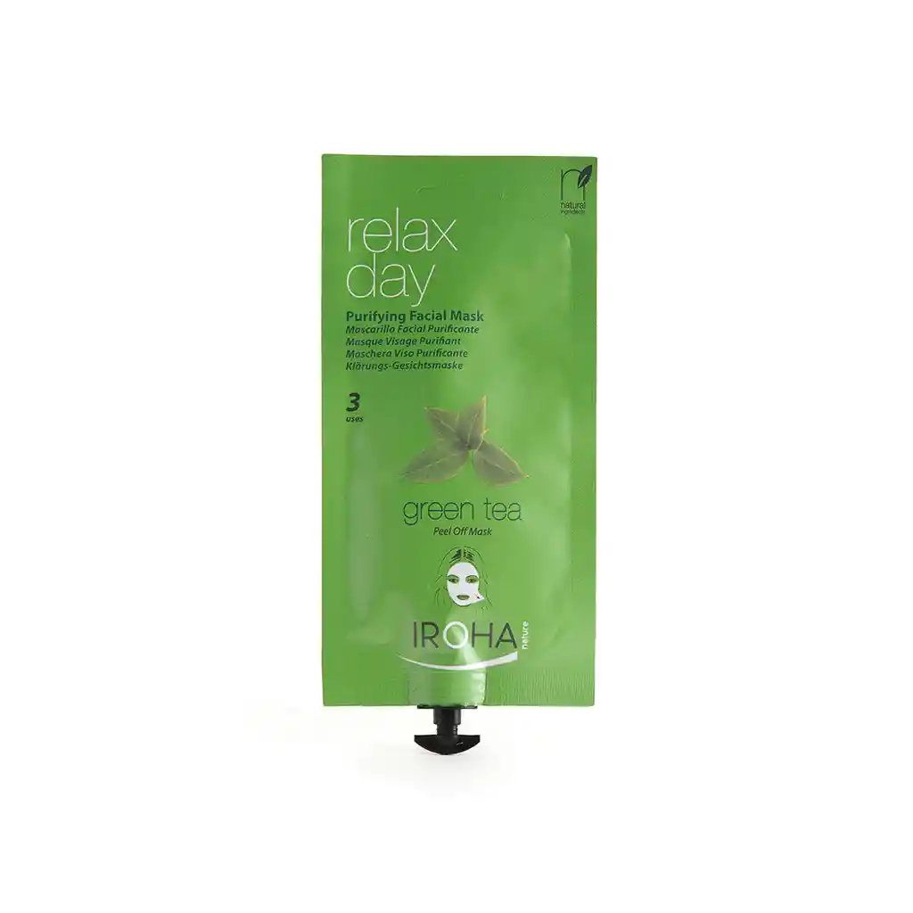 Iroha Mascarilla Relax Day Peel-Off Purificante De Té Verde