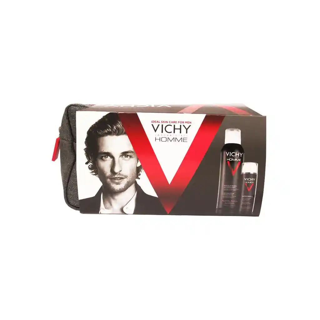 Vichy Estuche para Hombre Hydra Mag C+ Espuma de Afeitar 