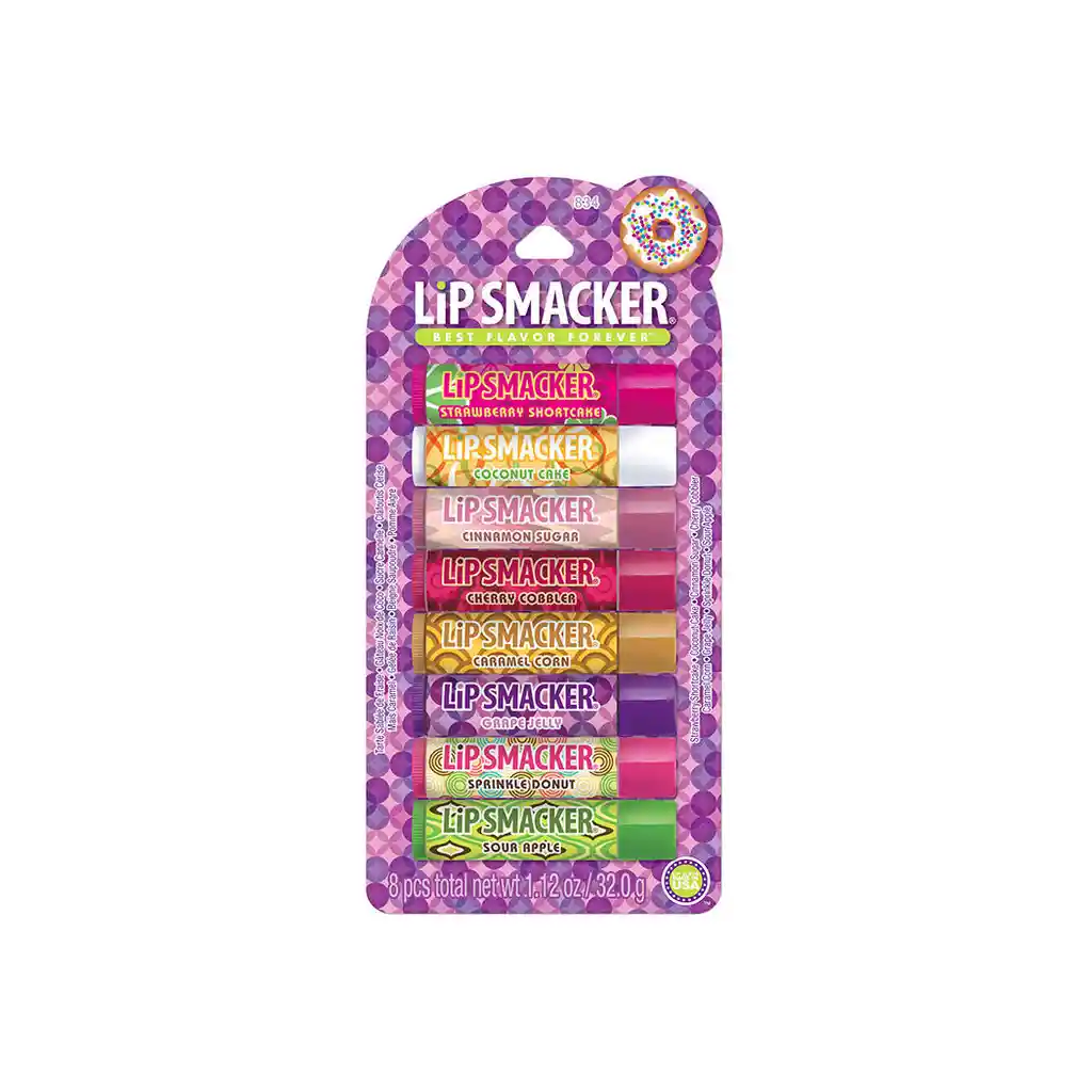 Set De 8 Bálsamos Labiales