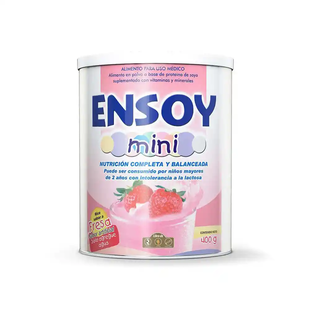 Ensoy Suplemento Alimentario Para Ninos Sabor A Fresas