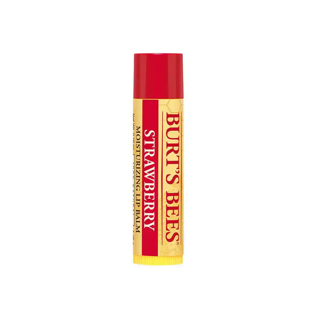 Burt's Bees: balsamo labial sabor natural a frutilla