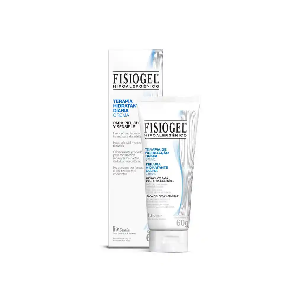 Fisiogel: Crema Corporal Hidratante De Uso Diario Para Piel Seca