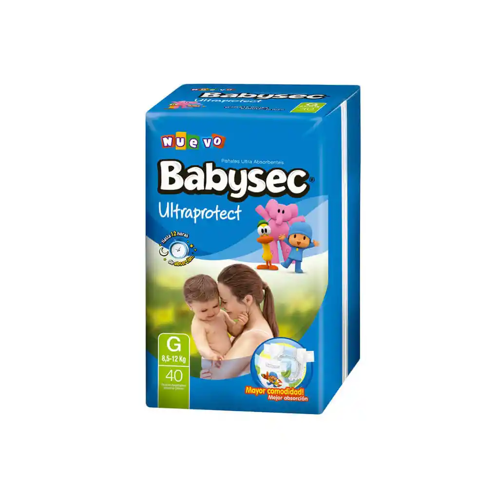 Babysec Pañales Ultraprotect Talla G 