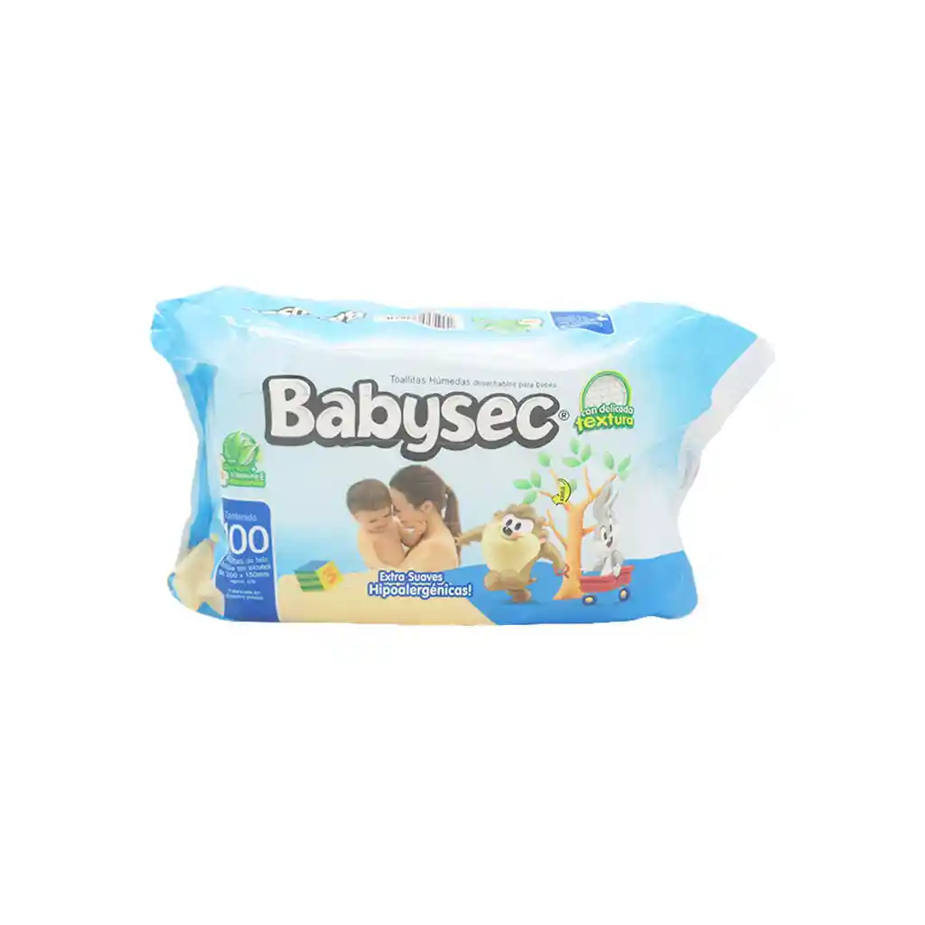 Babysec Toallas Humedas Para Bebe Extra Hipoalergenica