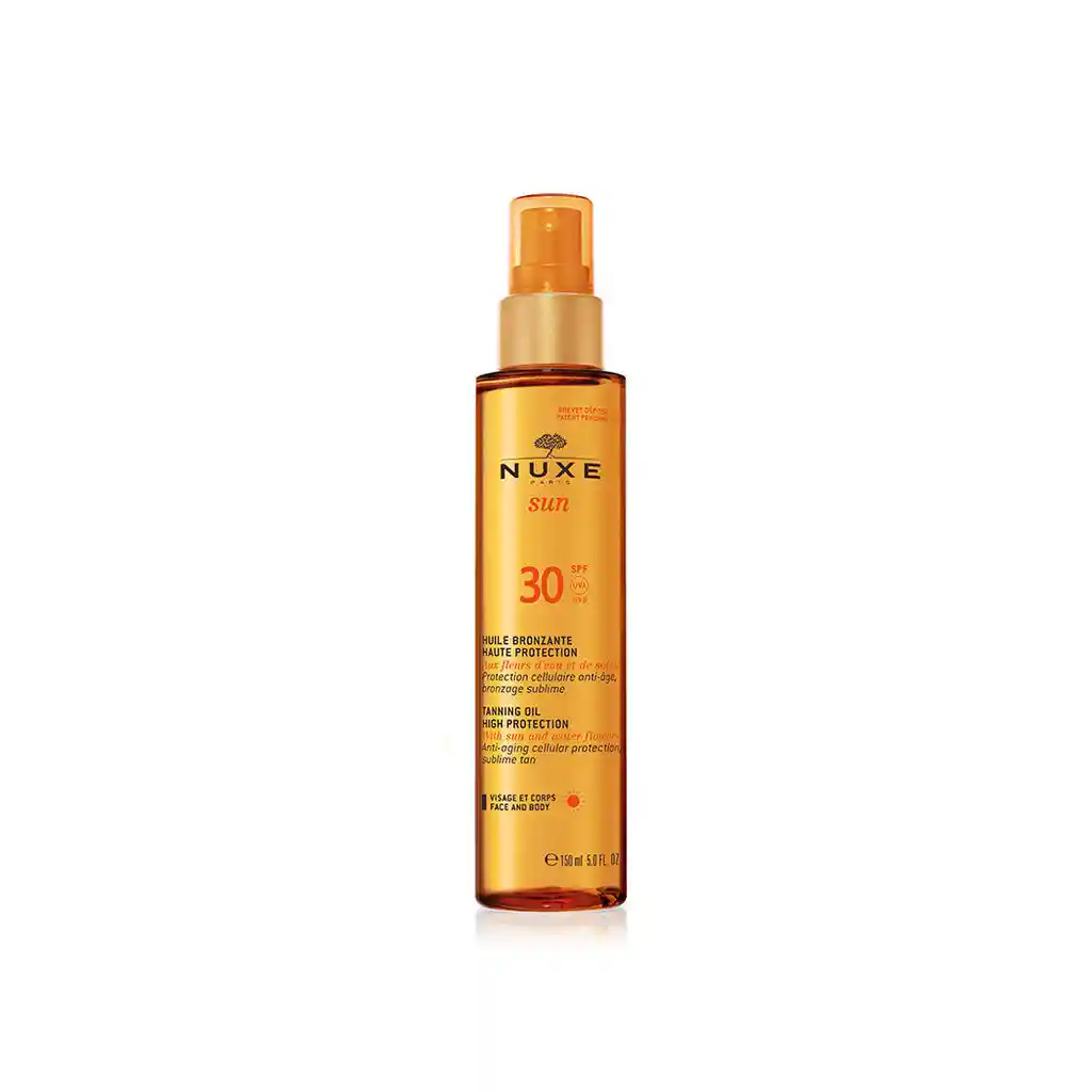 Nuxe Aceite Bronceador Facial Y Corporal Fps 30