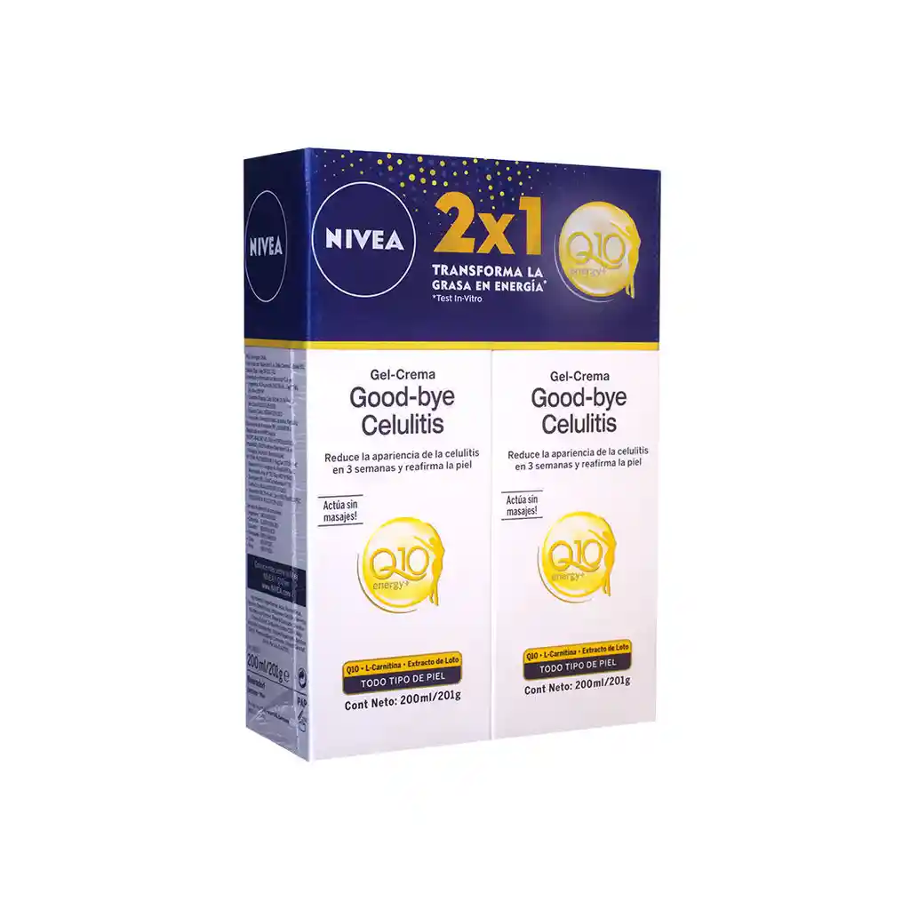 Nivea Pack 2X1 En Gel Corporal Anti Celulitis De 200Ml