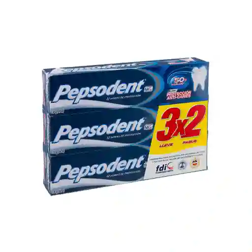 Pepsodent Pack 3X2 De Pasta De Dientes Proteccion Anticaries