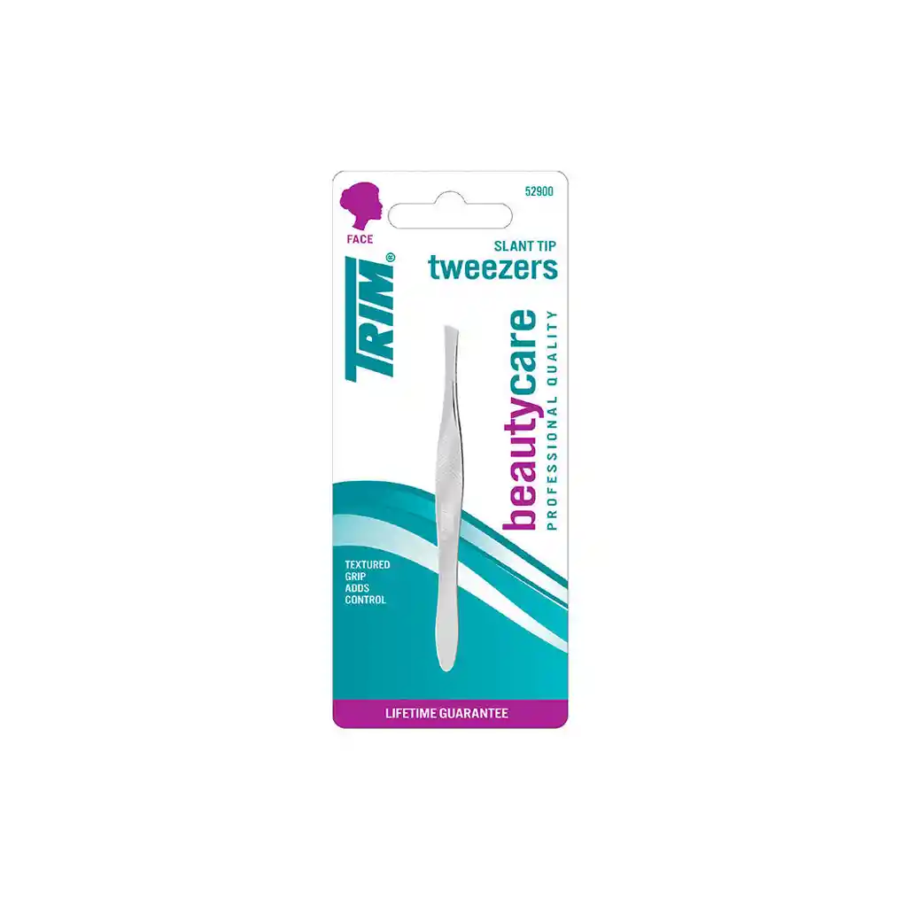 Trim Pinza Oblicua Metalica Para Cejas