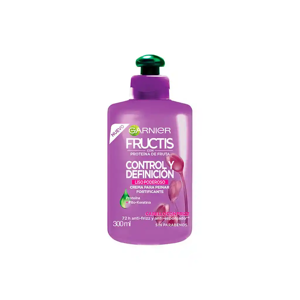 Fructis: Crema Para Peinar Control Frizz