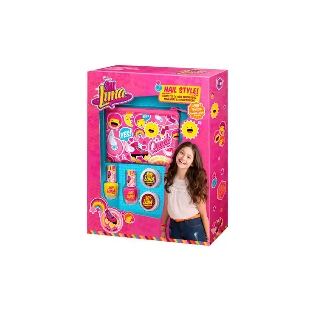 Soy Luna Estuche con Set de Uñas y Stikers