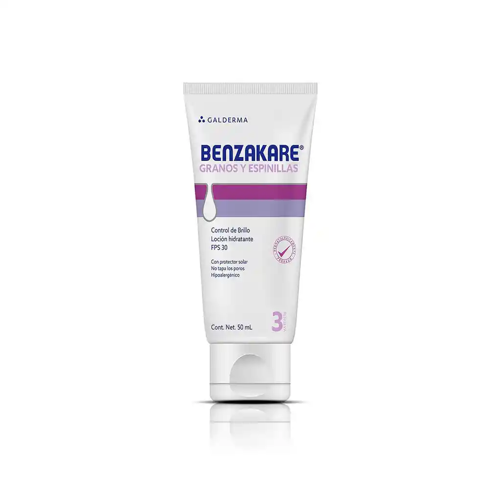 Benzakare: Crema Hidratante Matificante Facial Fps30