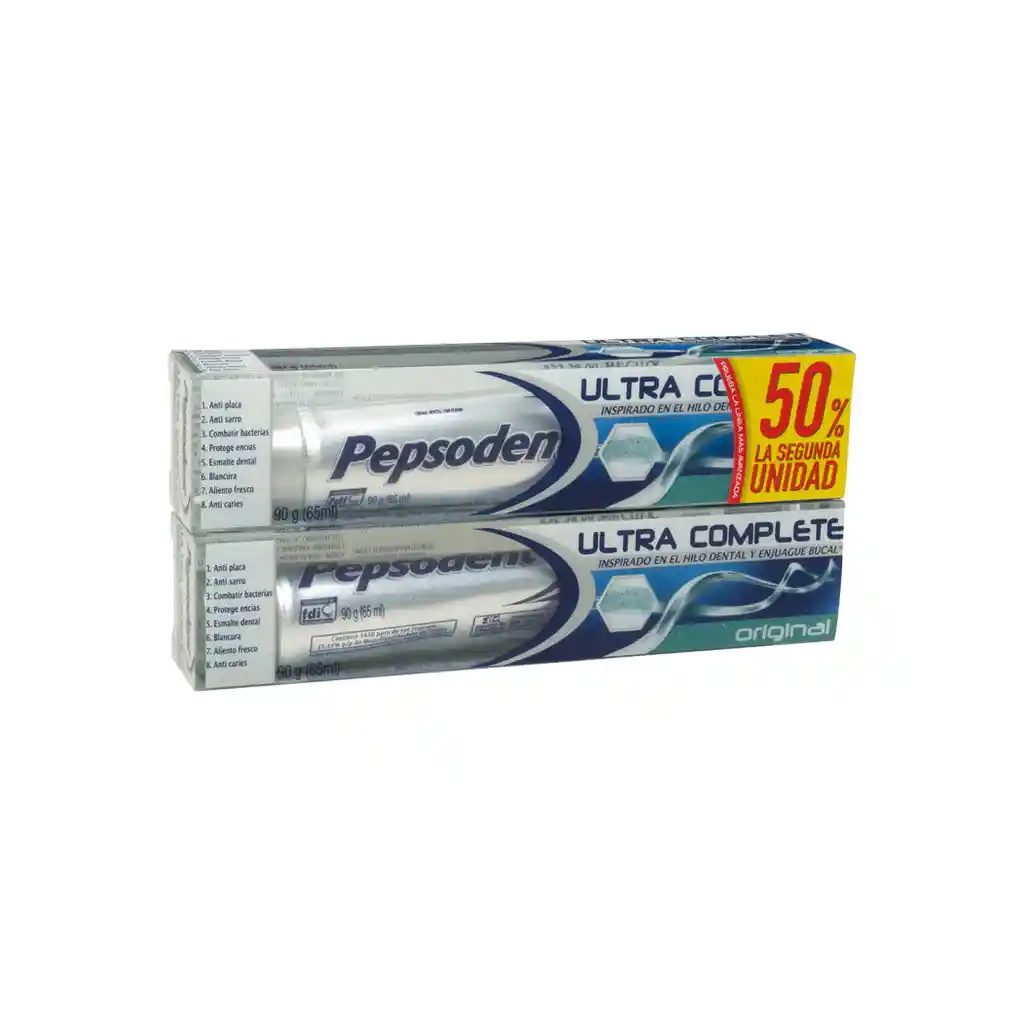 Pepsodent Pack De Pastas De Dientes Ultra Complete