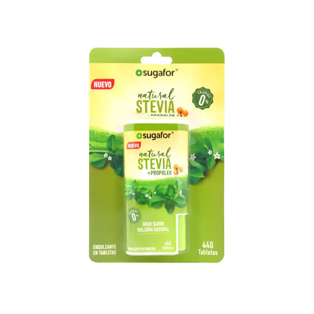 Sugafor: Endulzante En Tabletas Con Stevia