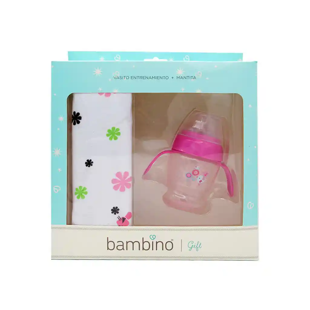 Bambino: Estuche Vaso Y Manta Para Bebé