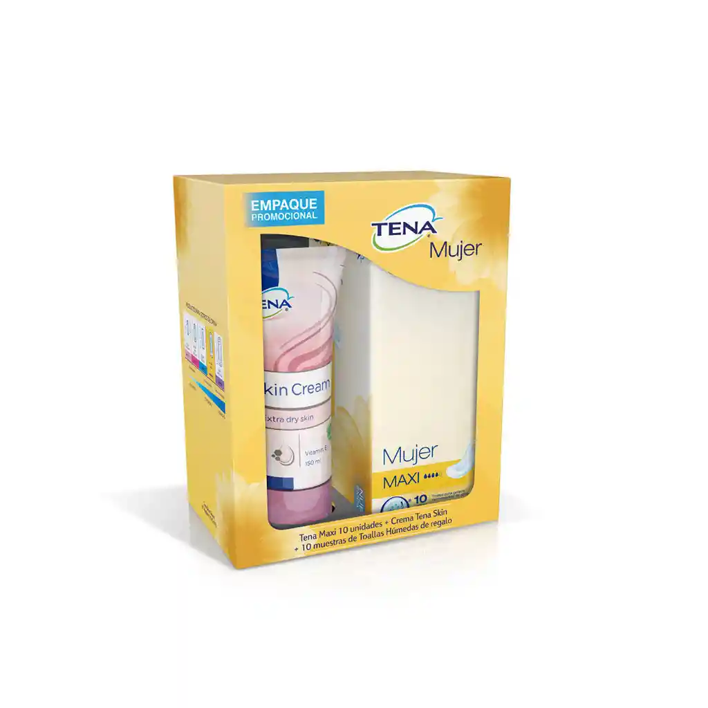 Tena Crema Extra Dry Skin + Toallas Húmedas