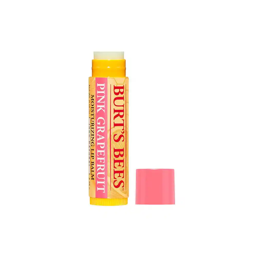 Burt's Bees: balsamo labial frutal sabor pink grapefruit