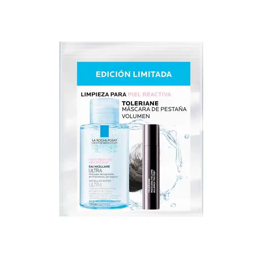 La Roche-Posay Kit Micelar 100 Ml Piel Reactiva+ Mini Máscara