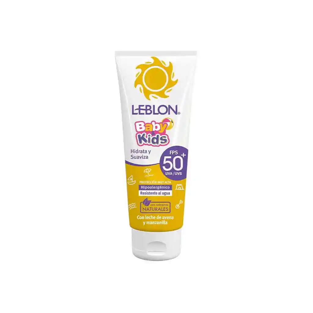 Leblon Protector Solar Baby&Kids Fps 50 con Leche de Avena y Manzanilla