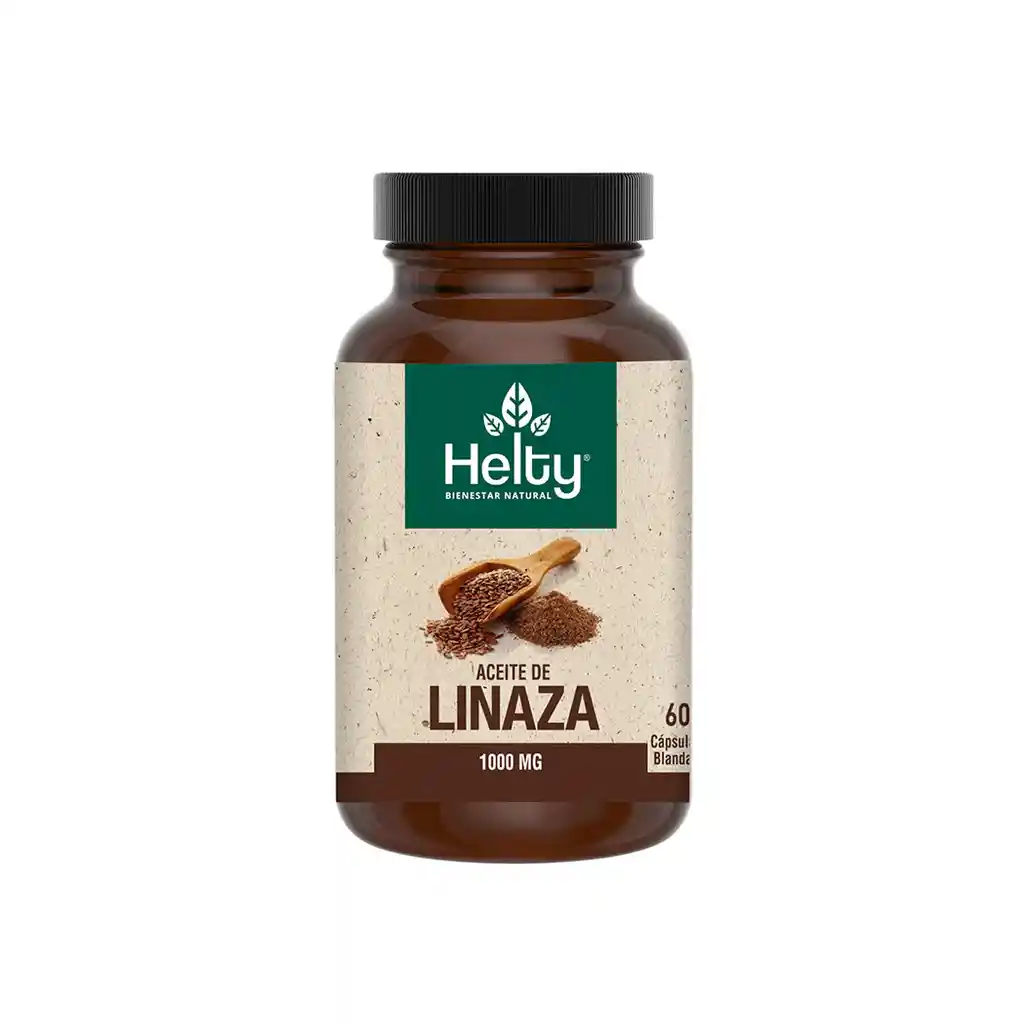 Helty: Aceite De Linaza Cápsulas Blandas 1000 Mg