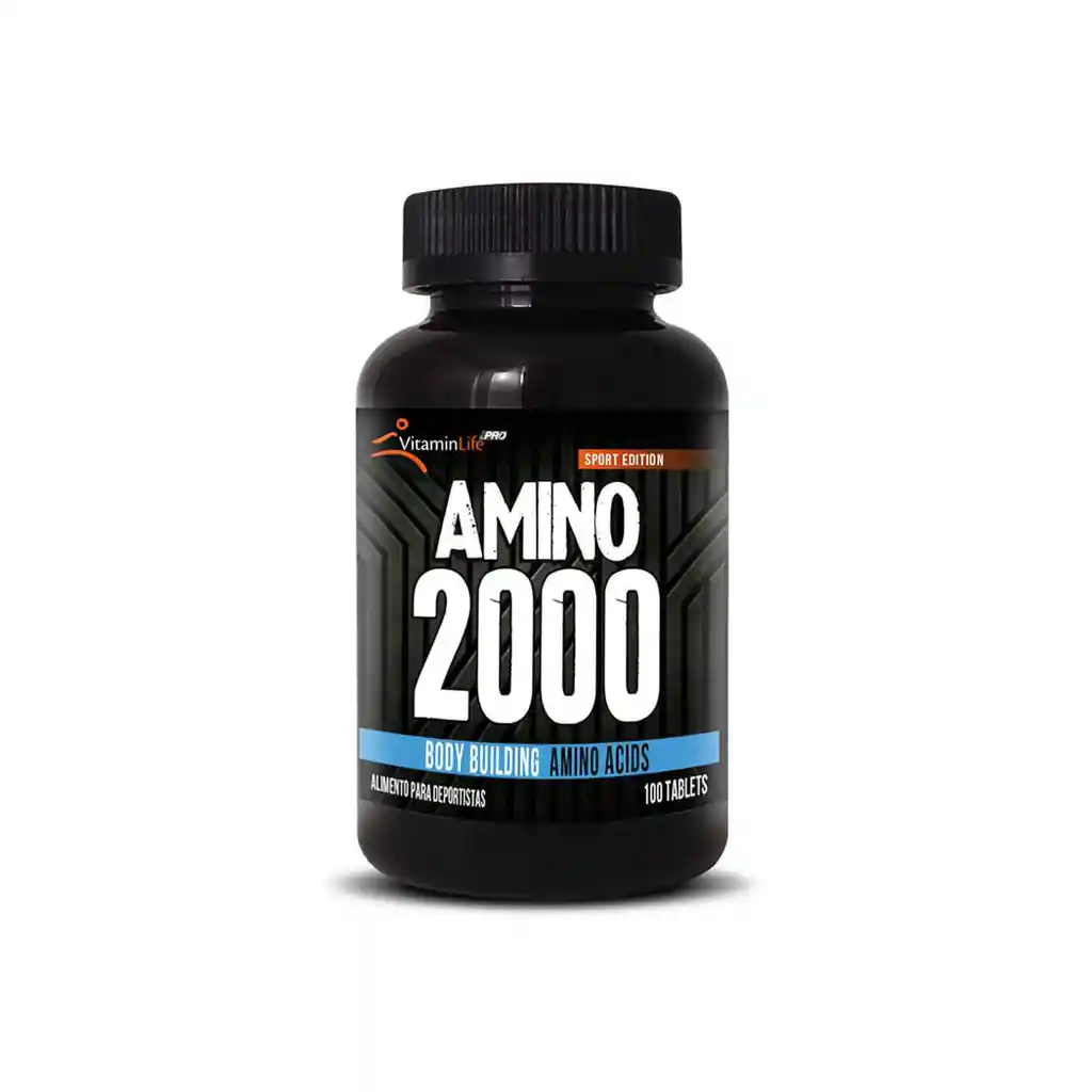 Vitamin Life: Complemento Deportivo Pro Amino 2200 100 Tabletas