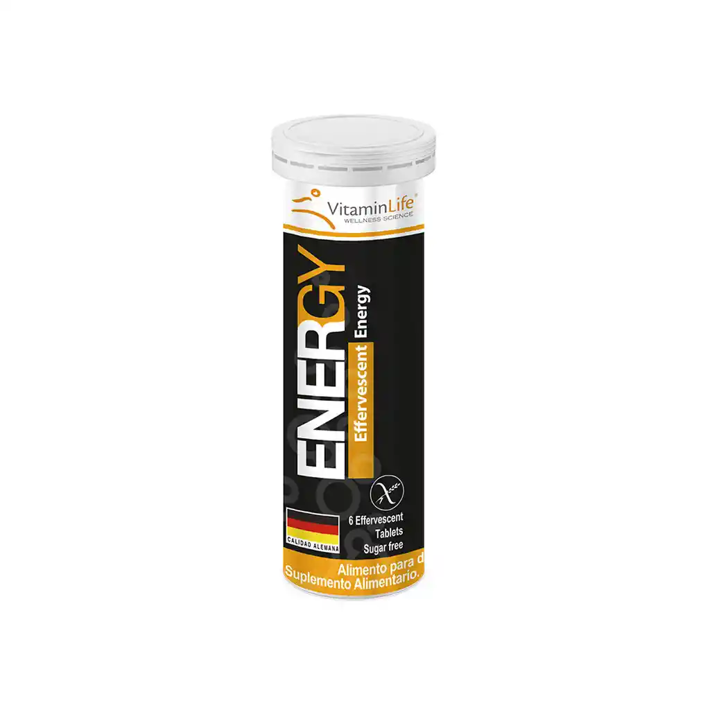 Vitamin C Energy De 6 Tabletas Efervescentes