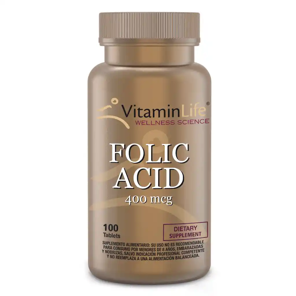 Vitamin Life: Folic Acid 400 Mcg