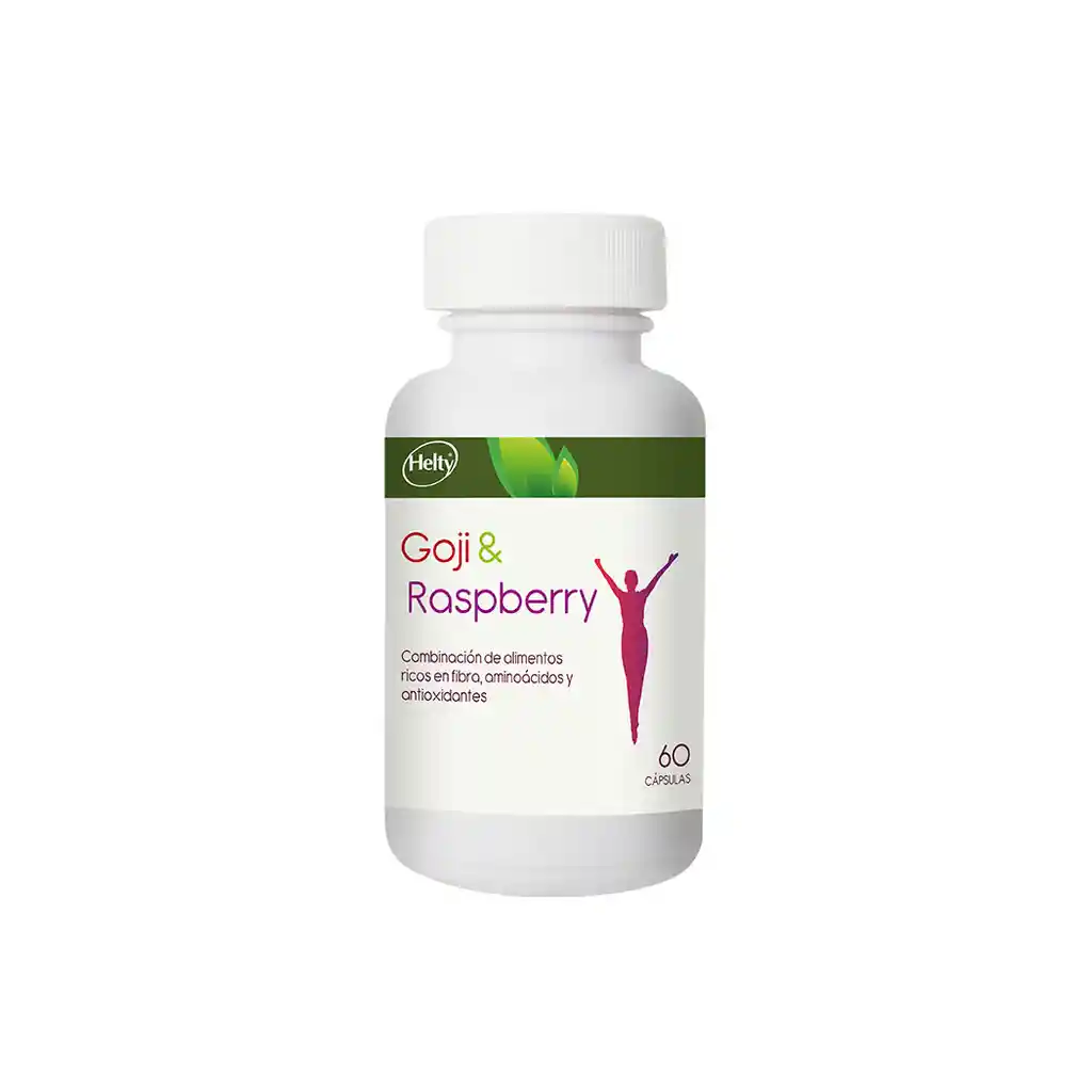 Helty: Goji Raspberry De 60 Cápsulas