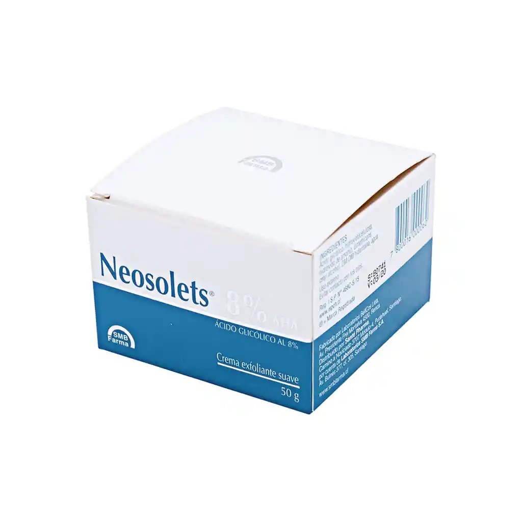 Neosolets: Neosolets 8% Aha Crema Exfoliante De 50Gr