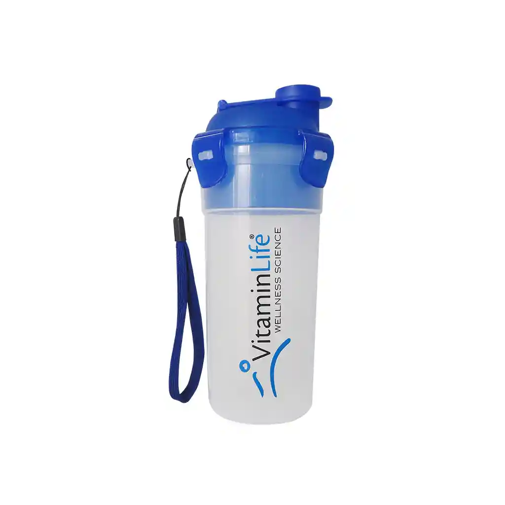 Vitamin Life: Shaker Azul Para 300 Ml