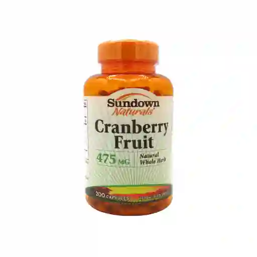 Sundown Naturals: Sundown Cranberry Fruit De 200 Cápsulas