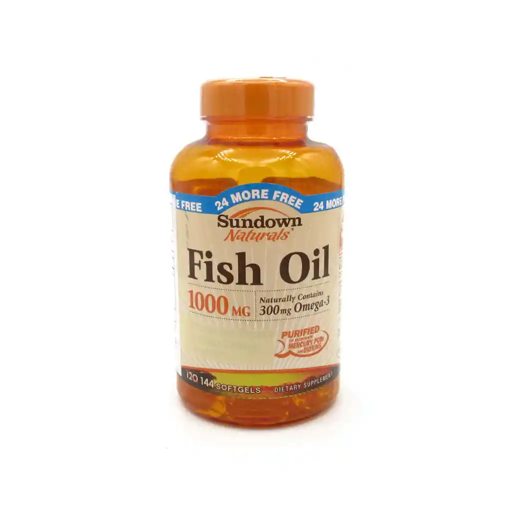 Fish Oil Sundown Naturals: Sundown 1000 De 120 Cápsulas