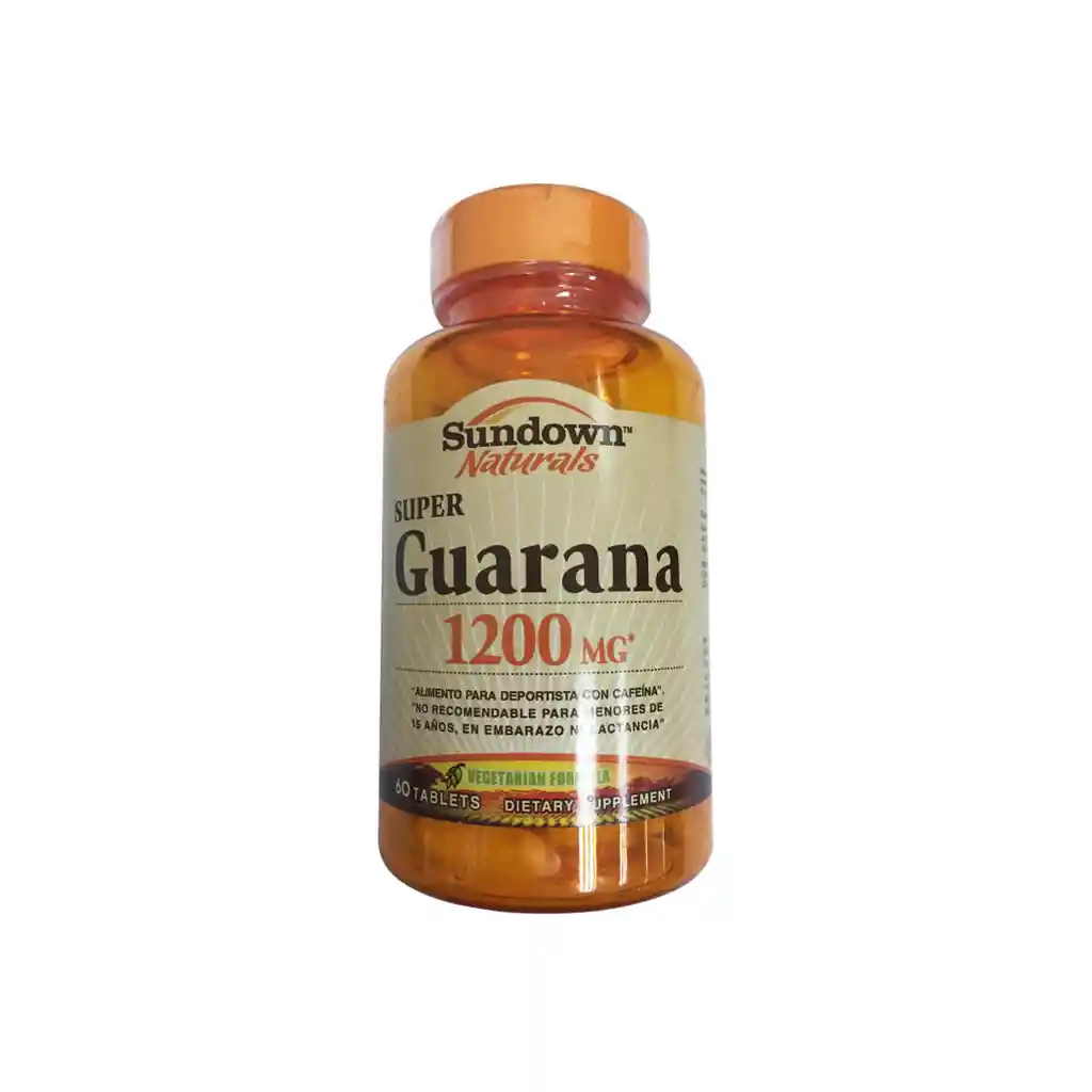 Sunwork: Sundown Super Guaraná 1200Mg De 60 Cápsulas