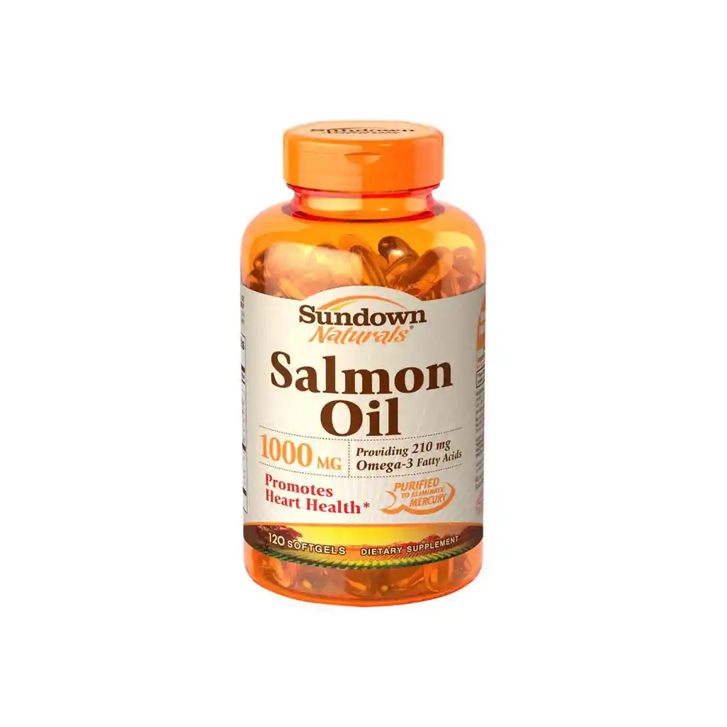 Sundown Naturals: Suplemento Salmon Oil 1000